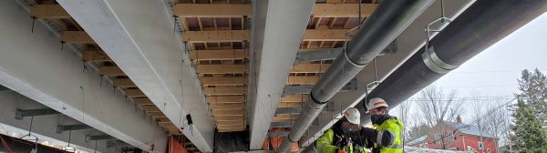 sensor placement under grist mill bridge